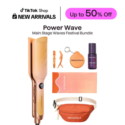 3-Barrel Hair Waver Bundle – Effortless Beach Waves with Less Frizz & Heat Damage