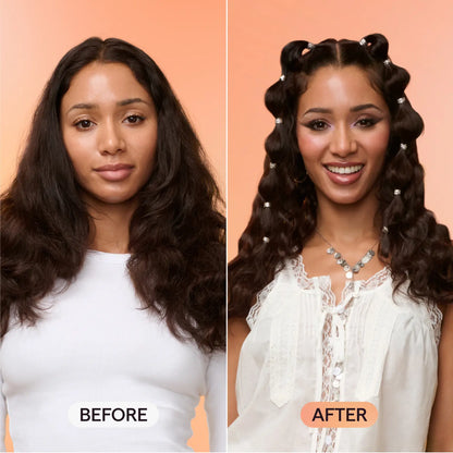 3-Barrel Hair Waver Bundle – Effortless Beach Waves with Less Frizz & Heat Damage