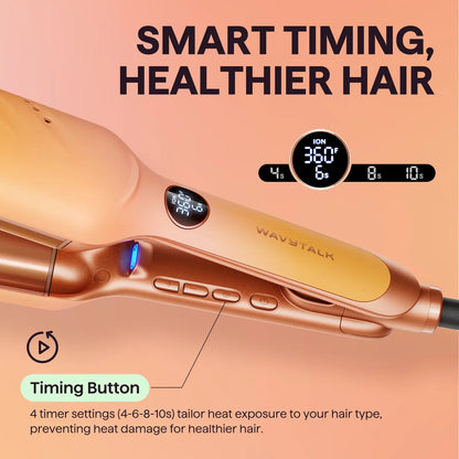 3-Barrel Hair Waver Bundle – Effortless Beach Waves with Less Frizz & Heat Damage