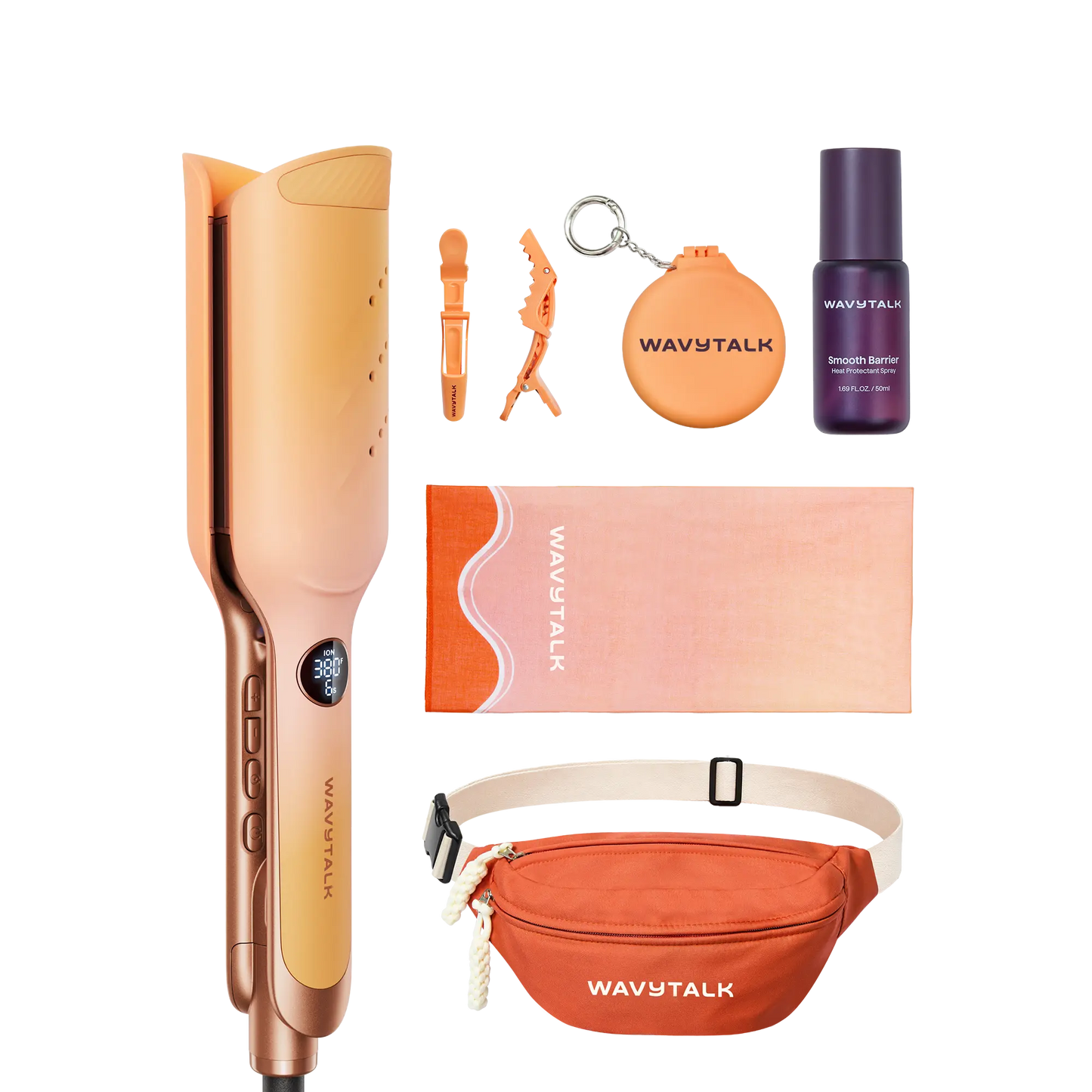 3-Barrel Hair Waver Bundle – Effortless Beach Waves with Less Frizz & Heat Damage